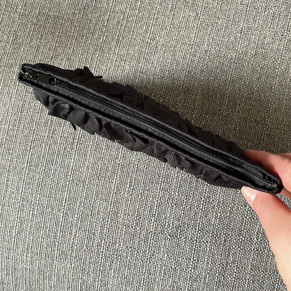 Black Ruffle Makeup Bag - Picture 7 of 12